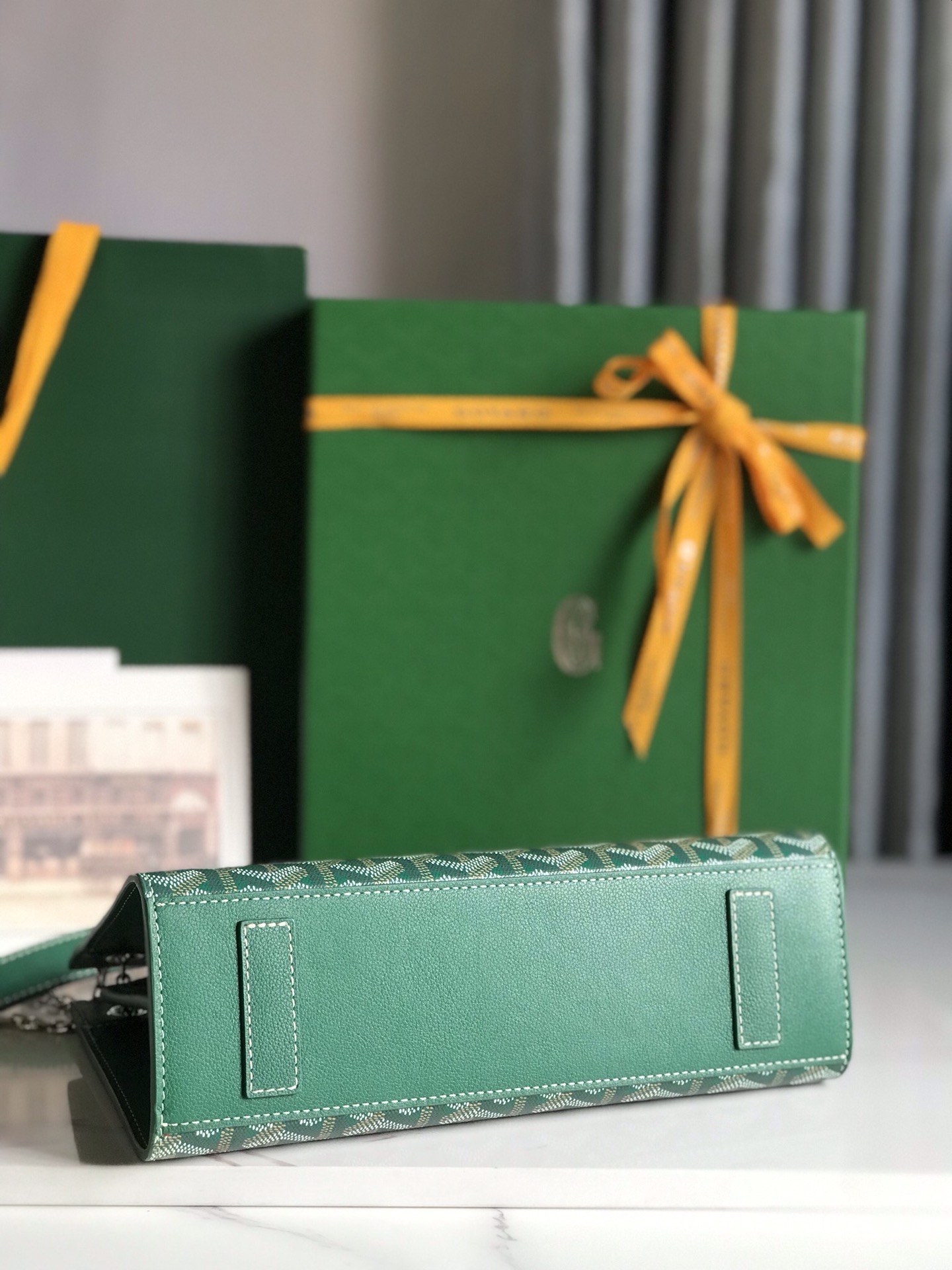Goyard Goyardine Sac Rouette Mini - green Shoulder Bags, Handbags
