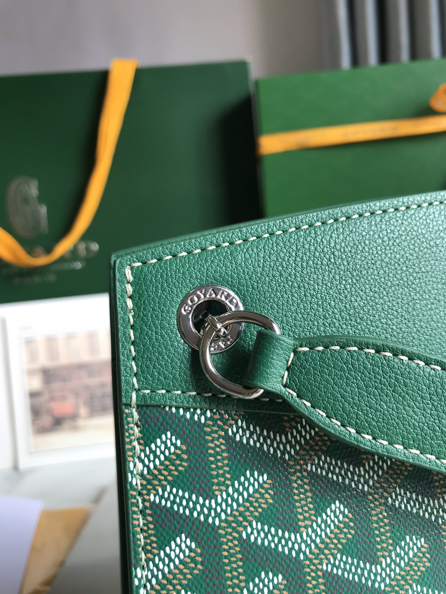 Goyard Goyardine Sac Rouette Mini - green Shoulder Bags, Handbags