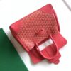 Goyard Saigon Tote Red Goyardine Canvas Palladium