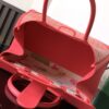 Goyard Saigon Tote Red Goyardine Canvas Palladium