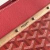 Goyard Saigon Tote Red Goyardine Canvas Palladium