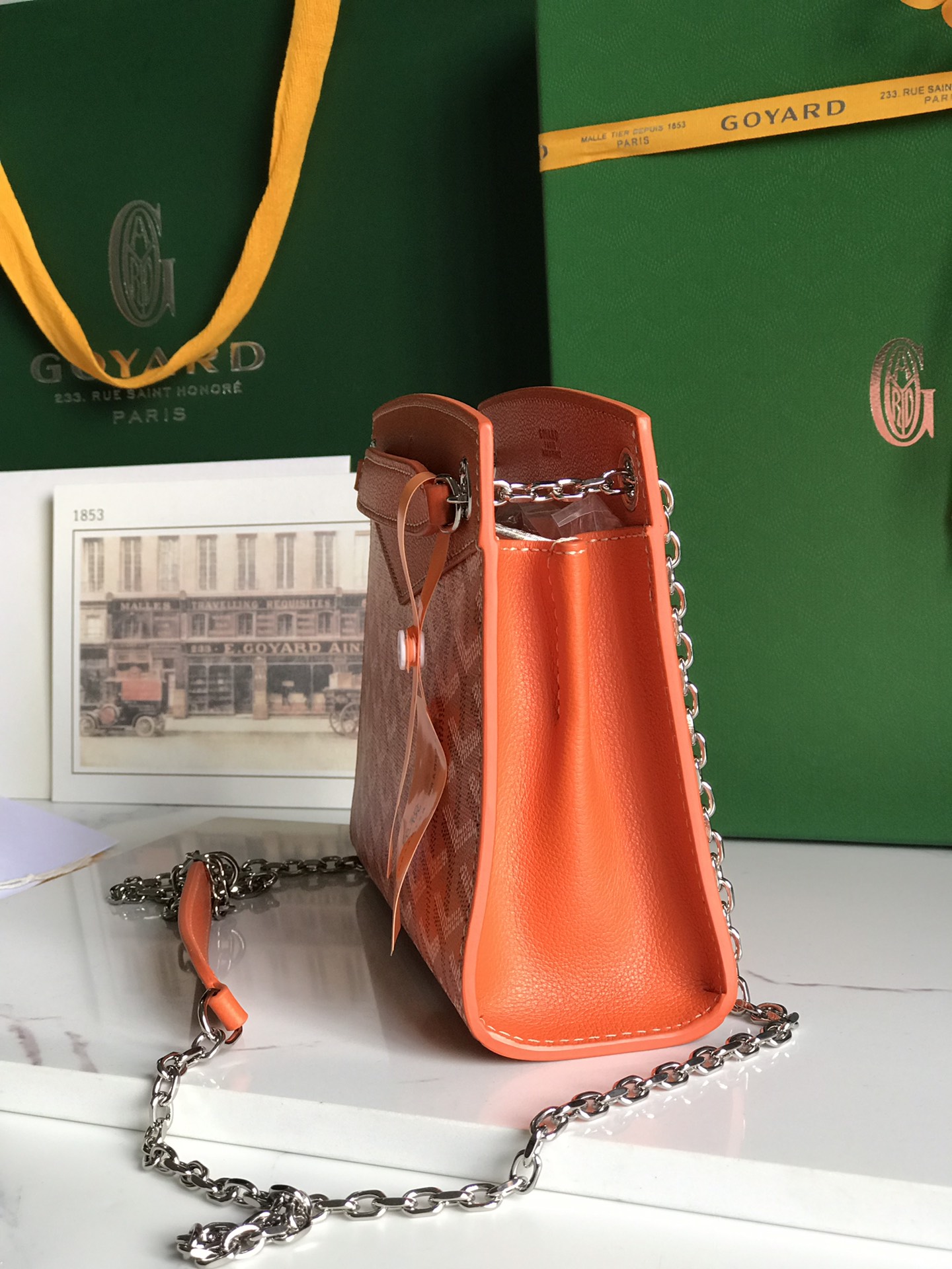 Goyard Goyardine Sac Rouette Mini - orange Shoulder Bags, Handbags - GOY45578