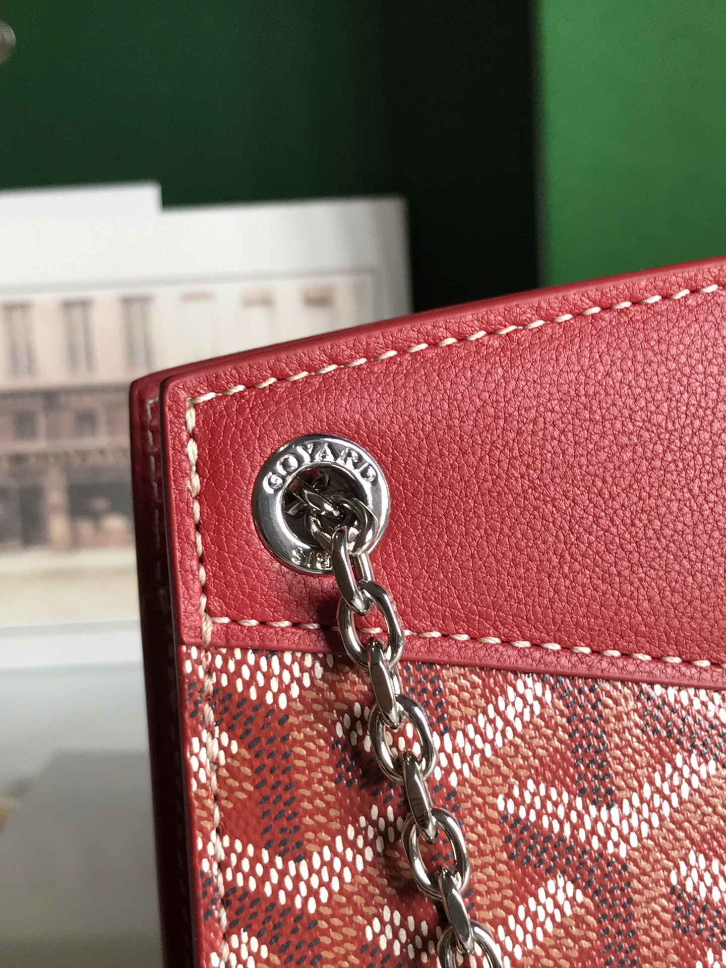Goyard Goyardine Sac Rouette Mini - red Shoulder Bags, Handbags - GOY45578
