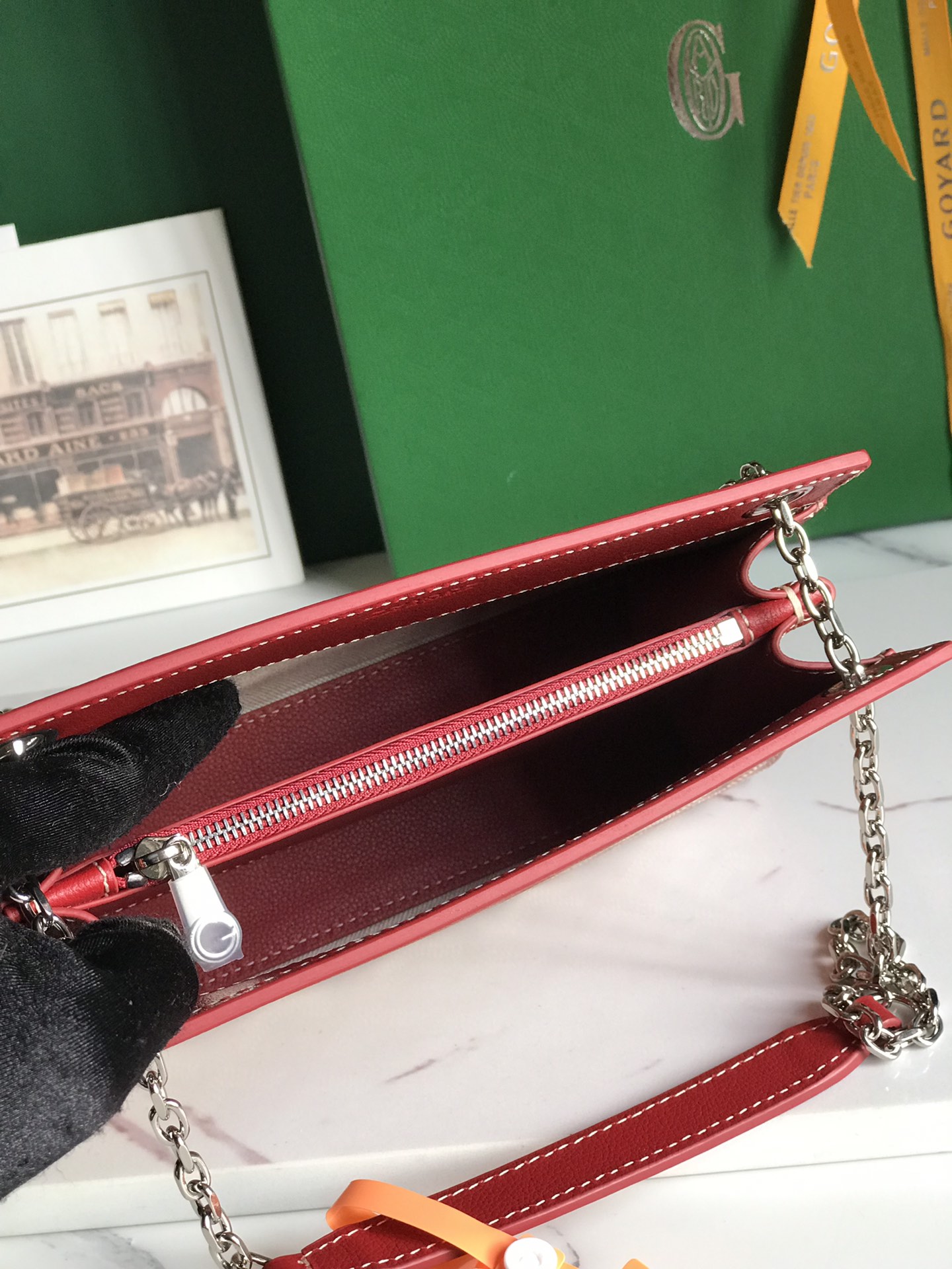 Goyard Goyardine Sac Rouette Mini - red Shoulder Bags, Handbags - GOY45578