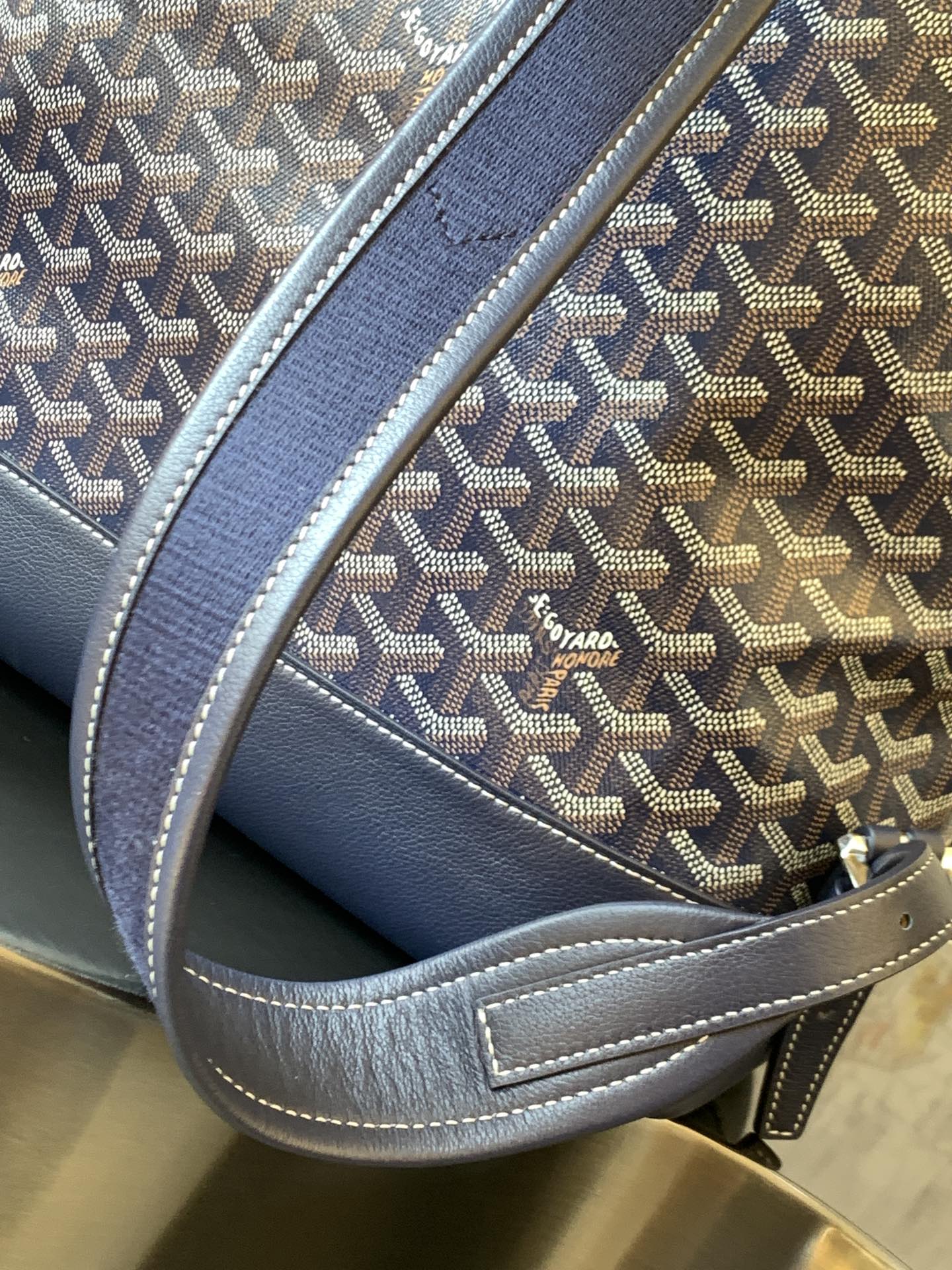 Goyard Cisalpin MM Rucksack Backpack Blue navy