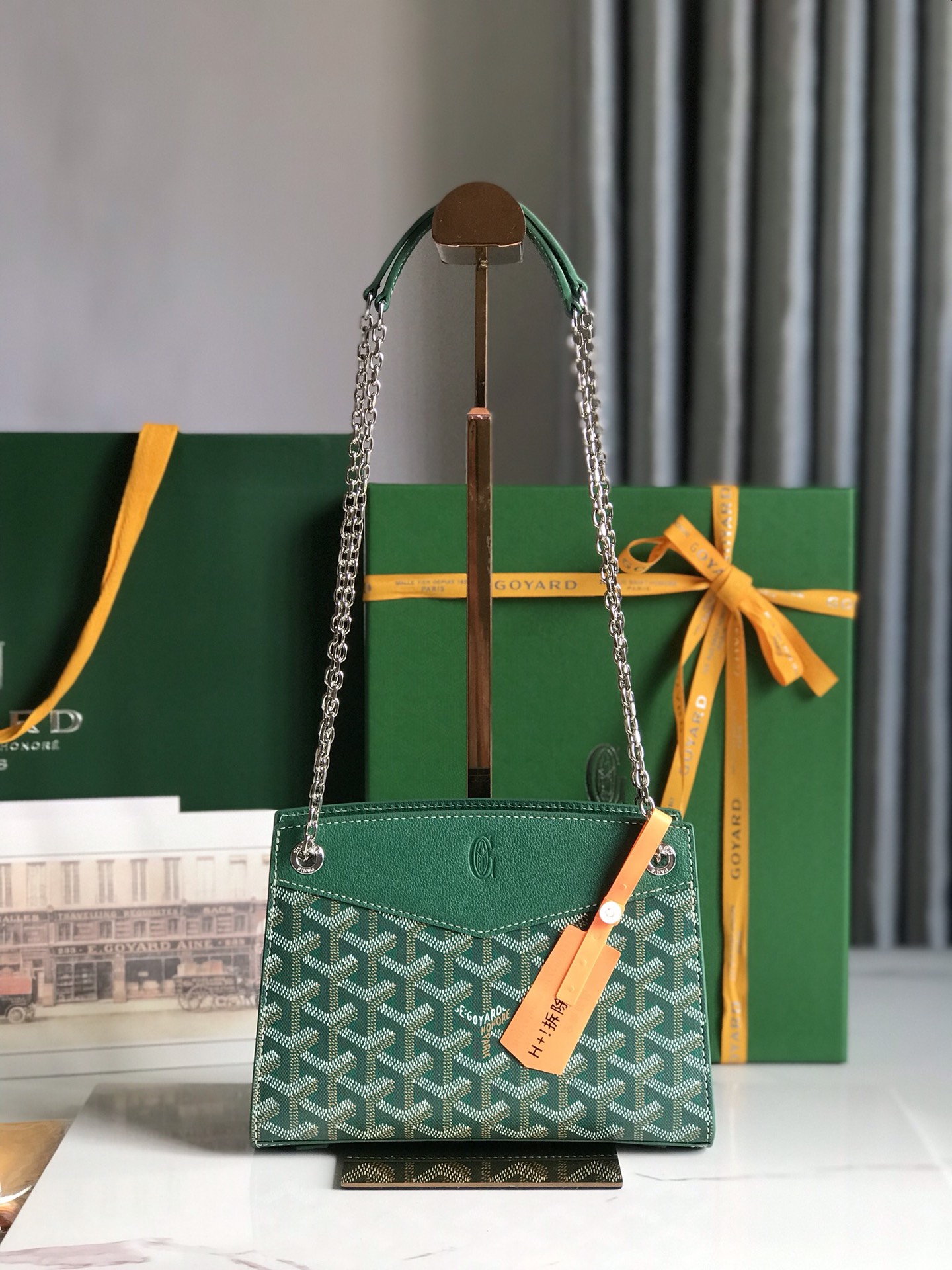 Goyard Goyardine Sac Rouette Mini – green Shoulder Bags, Handbags – GOY45578