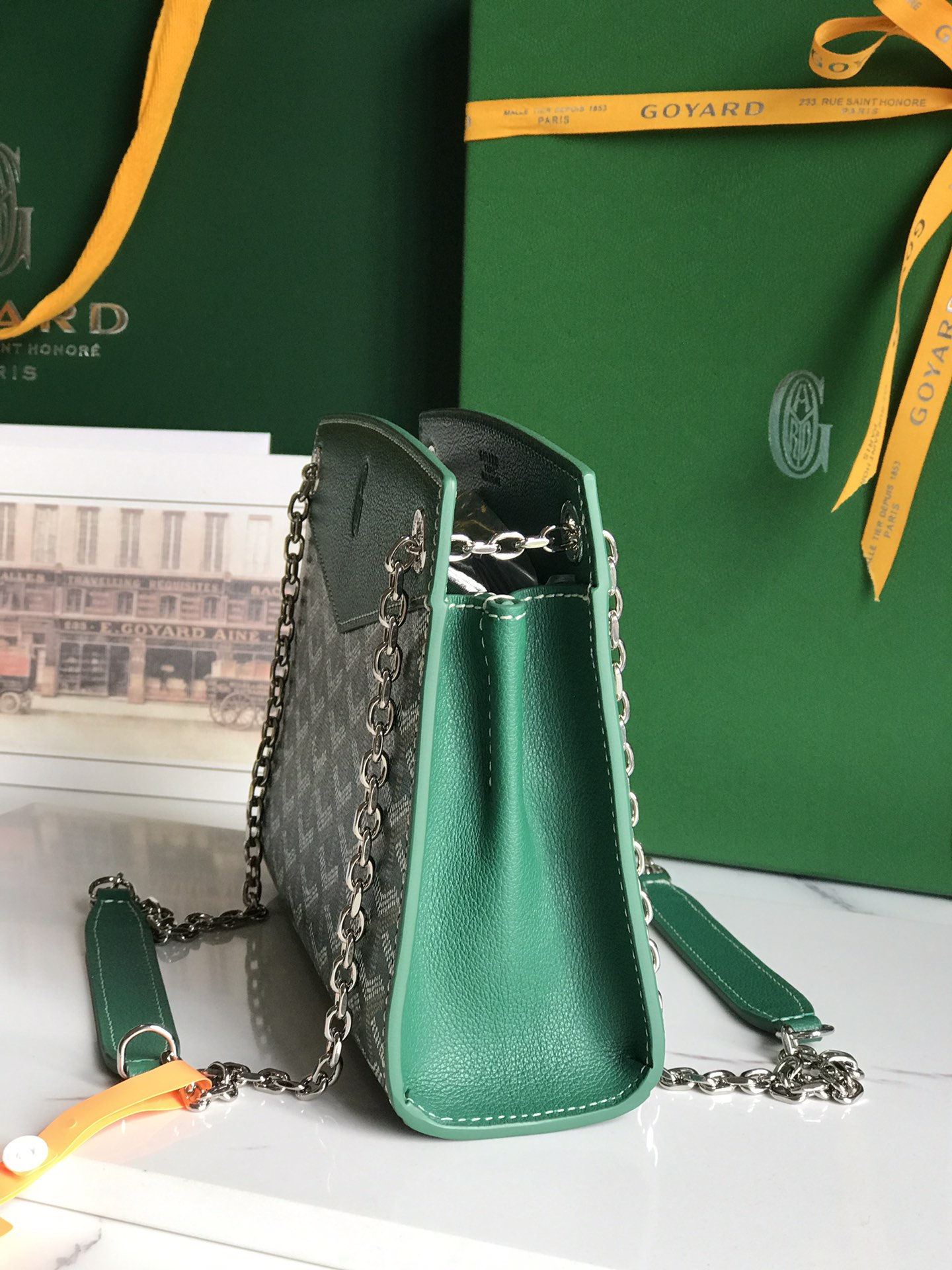 Goyard Goyardine Sac Rouette Mini - green Shoulder Bags, Handbags - GOY45578