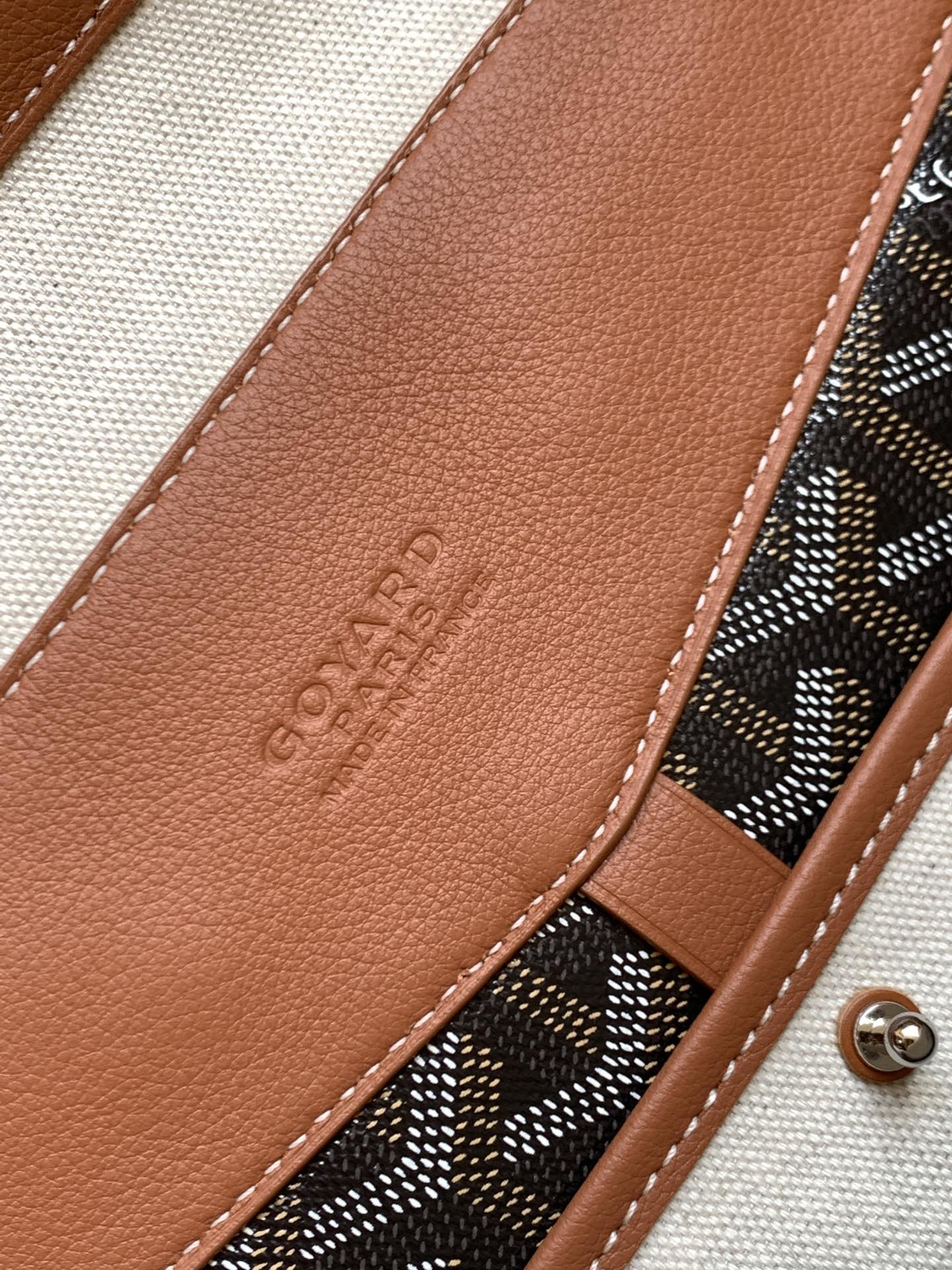 GOYARD Goyardine Calfskin Cisalpin Backpack Black Gold