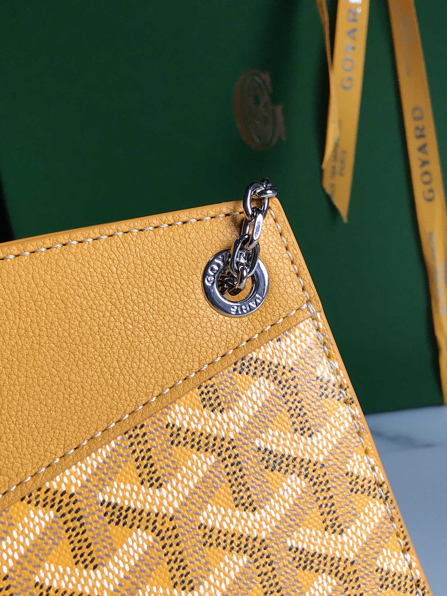 Goyard Goyardine Sac Rouette Mini - yellow Shoulder Bags, Handbags - GOY45578 | The RealReal