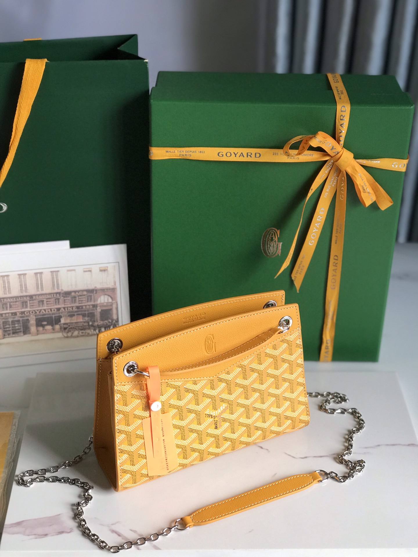 Goyard Goyardine Sac Rouette Mini - yellow Shoulder Bags, Handbags - GOY45578 | The RealReal
