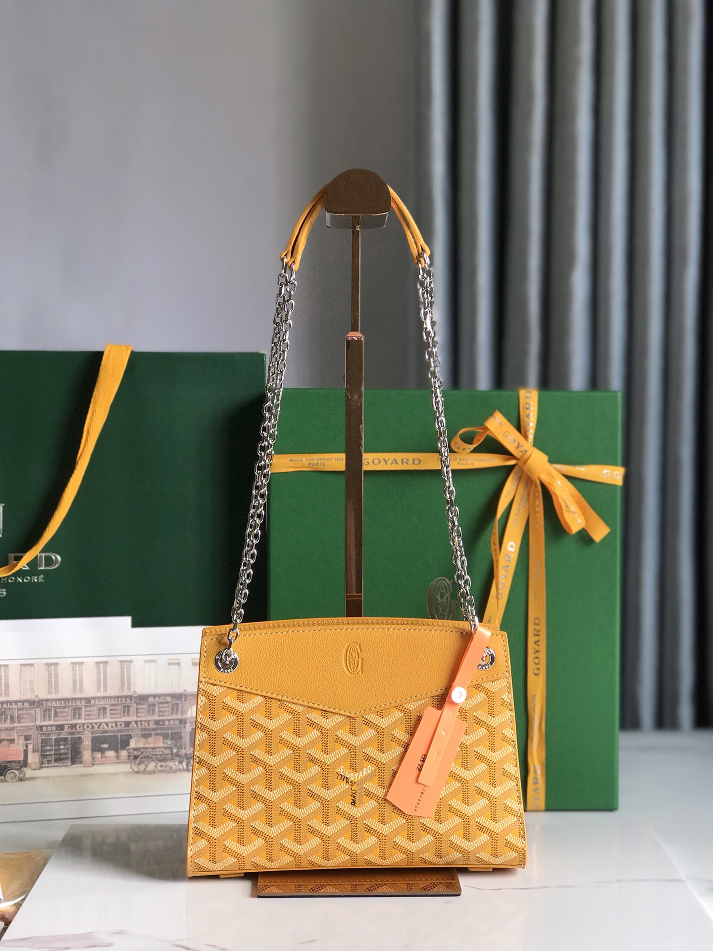 Goyard Goyardine Sac Rouette Mini – yellow Shoulder Bags, Handbags – GOY45578 | The RealReal