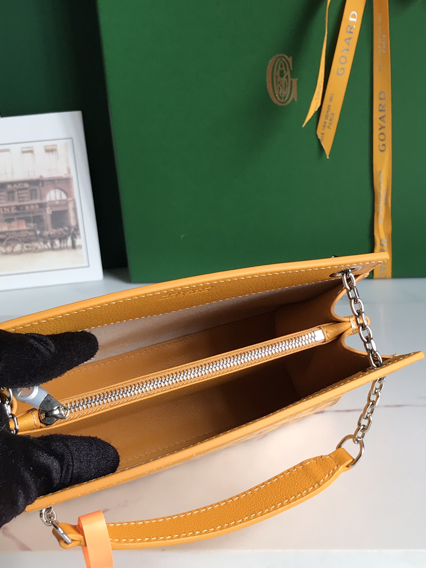 Goyard Goyardine Sac Rouette Mini - yellow Shoulder Bags, Handbags - GOY45578 | The RealReal