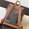 GOYARD Goyardine Calfskin Cisalpin Backpack Black Gold