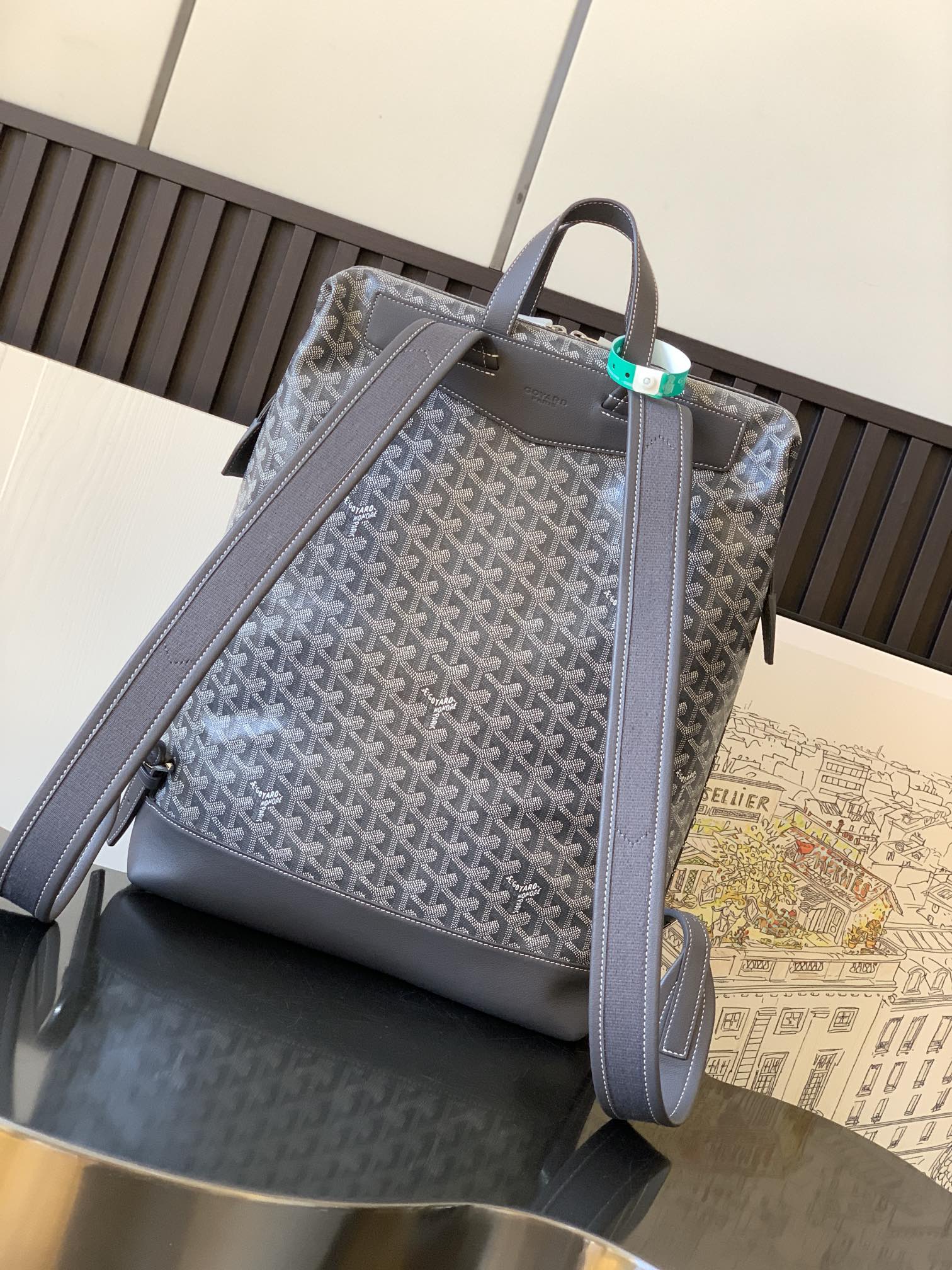 Goyard Goyardine Cisalpin Backpack - Grey Backpacks,