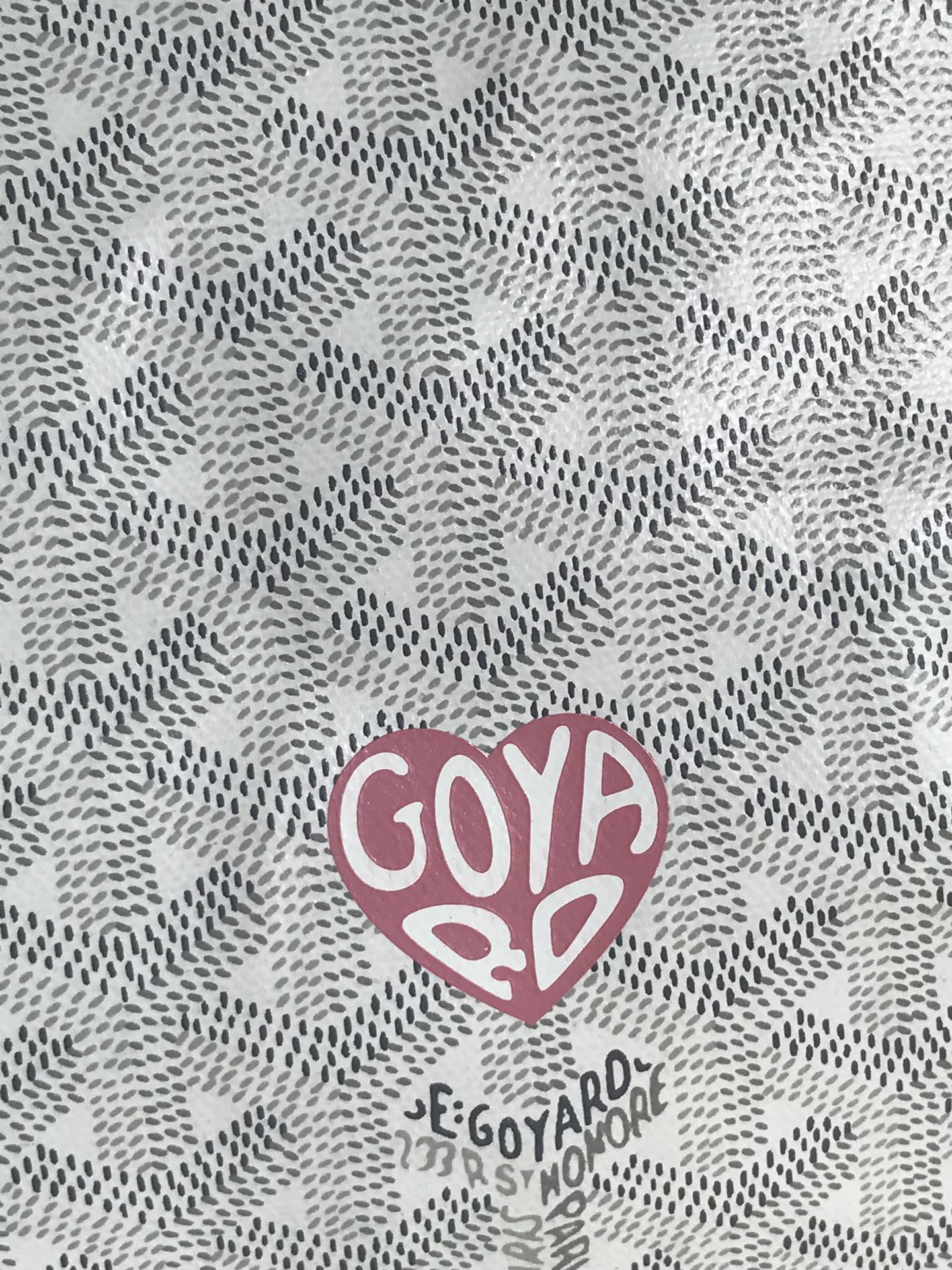 Goyard Bohemme Hobo Bag White Women's Tote Bag White