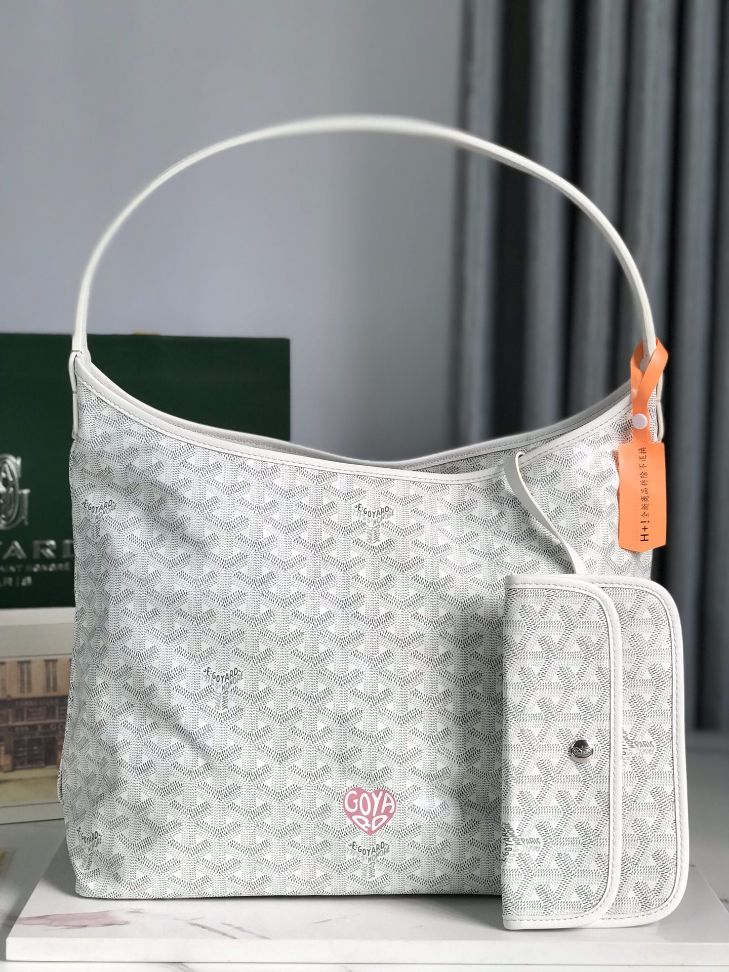 Goyard Bohemme Hobo Bag White Women’s Tote Bag White