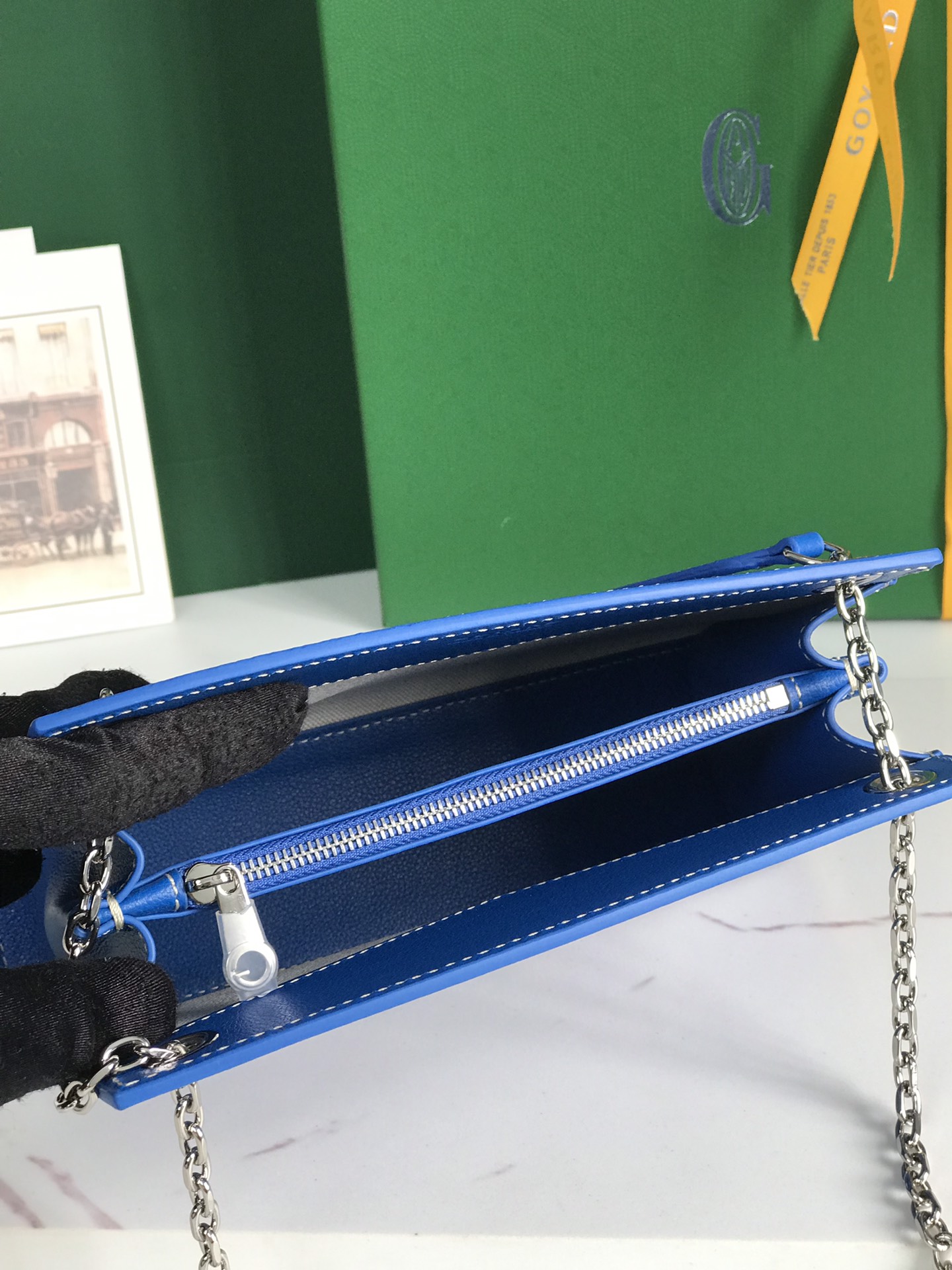 Goyard Rouette Structur Mini Bag Sky Blue Nib