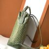 GOYARD Goyardine Calfskin Cisalpin MM Backpack Khaki green