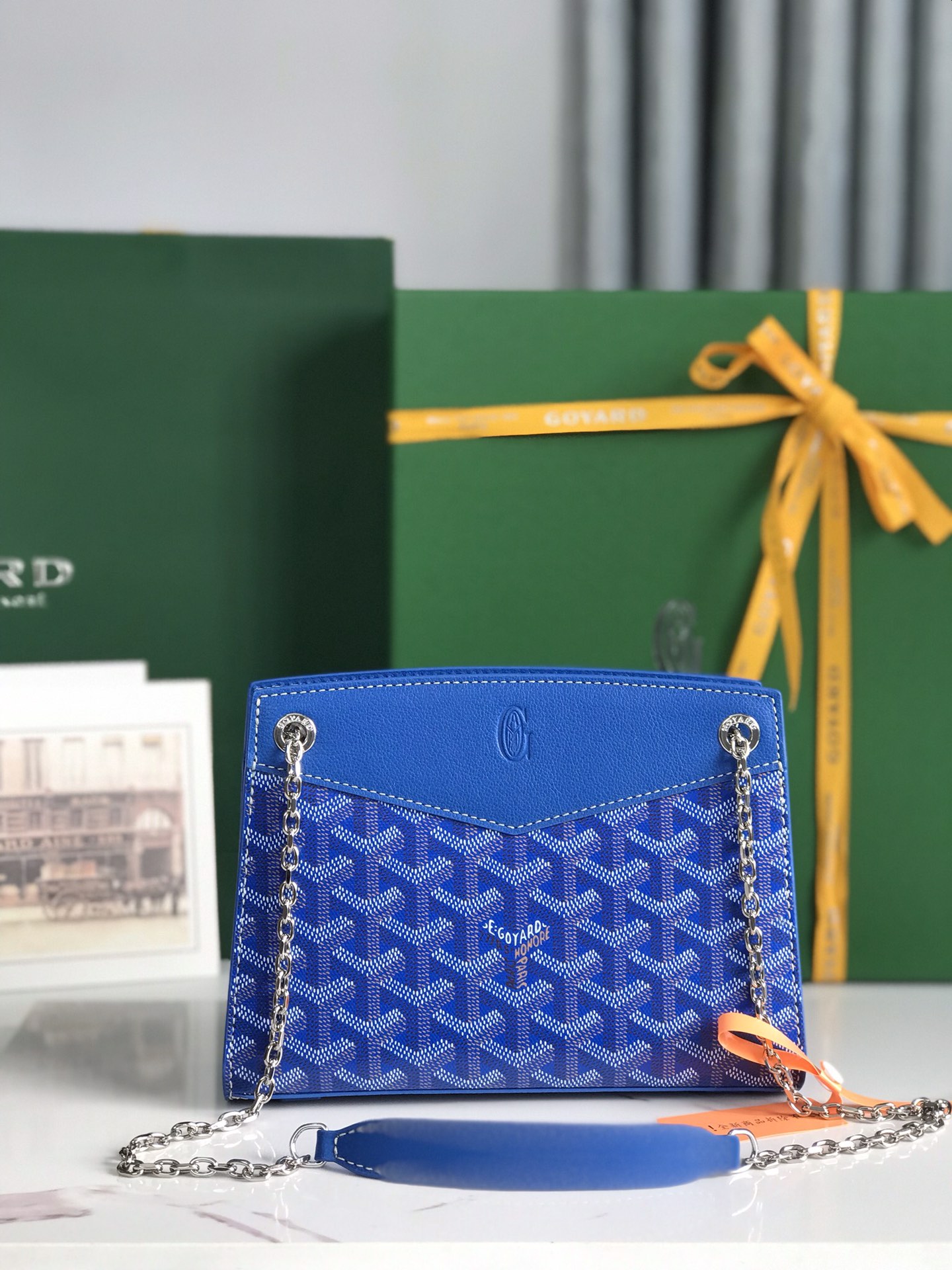 Goyard Rouette Structur Mini Bag Sky Blue Nib