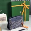 Goyard Navy Blue Rouette Structuré Mini Bag
