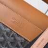 GOYARD Paris Brown Leather Monogram Attache Briefcase