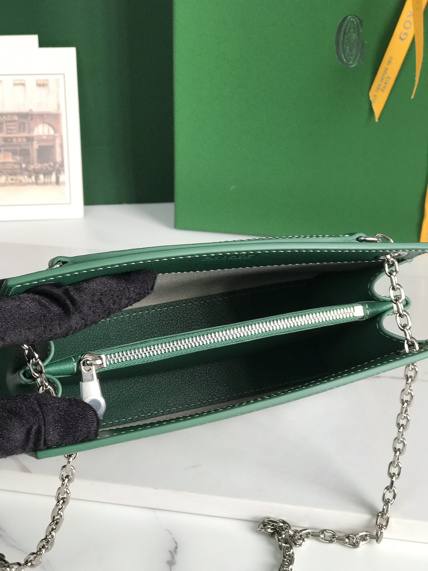 Goyard Rouette Structure Mini Shoulder Bag Black Tan –
