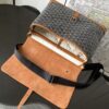 GOYARD Paris Brown Leather Monogram Attache Briefcase