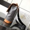 GOYARD Paris Brown Leather Monogram Attache Briefcase