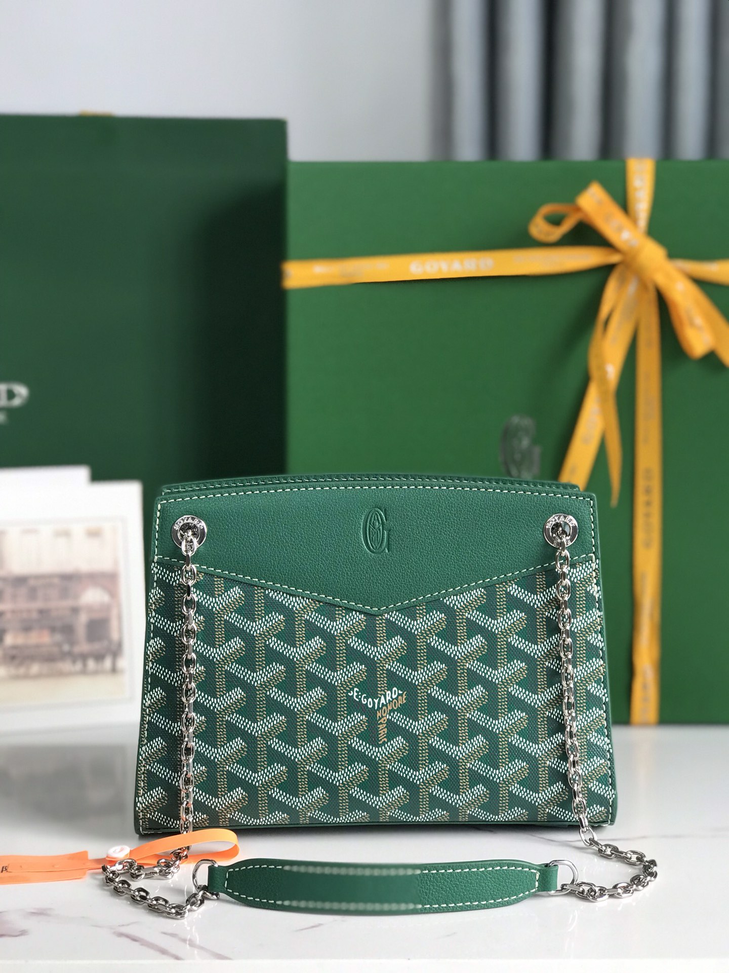 Goyard Rouette Structure Mini Shoulder Bag Black Tan –