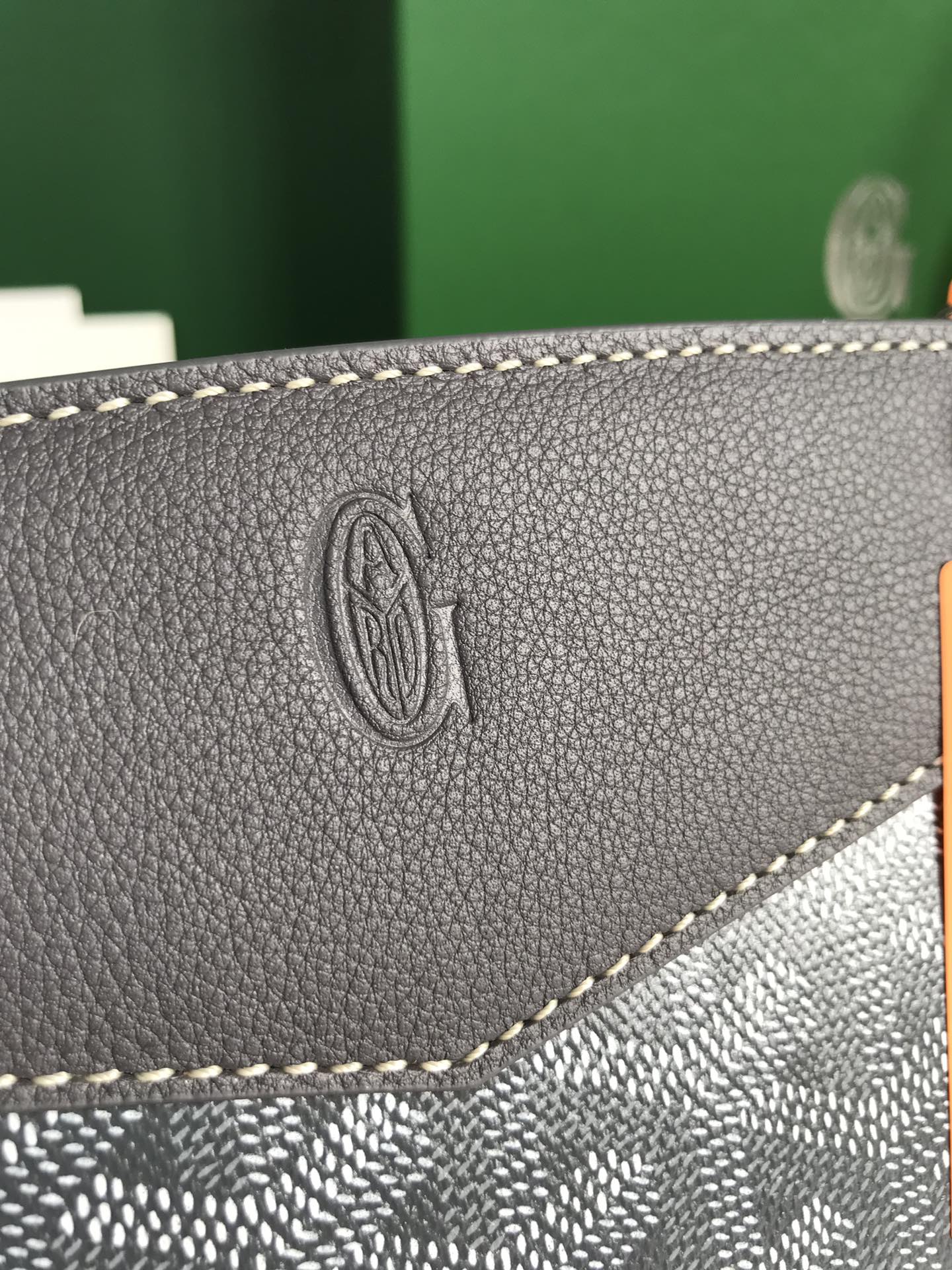 Goyard Grey Goyardine Coated Canvas and Leather Rouette
