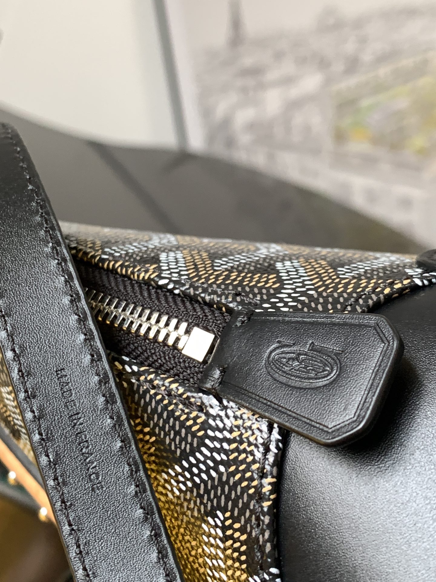GOYARD Goyardine Mini Vendome Black 1616795 |