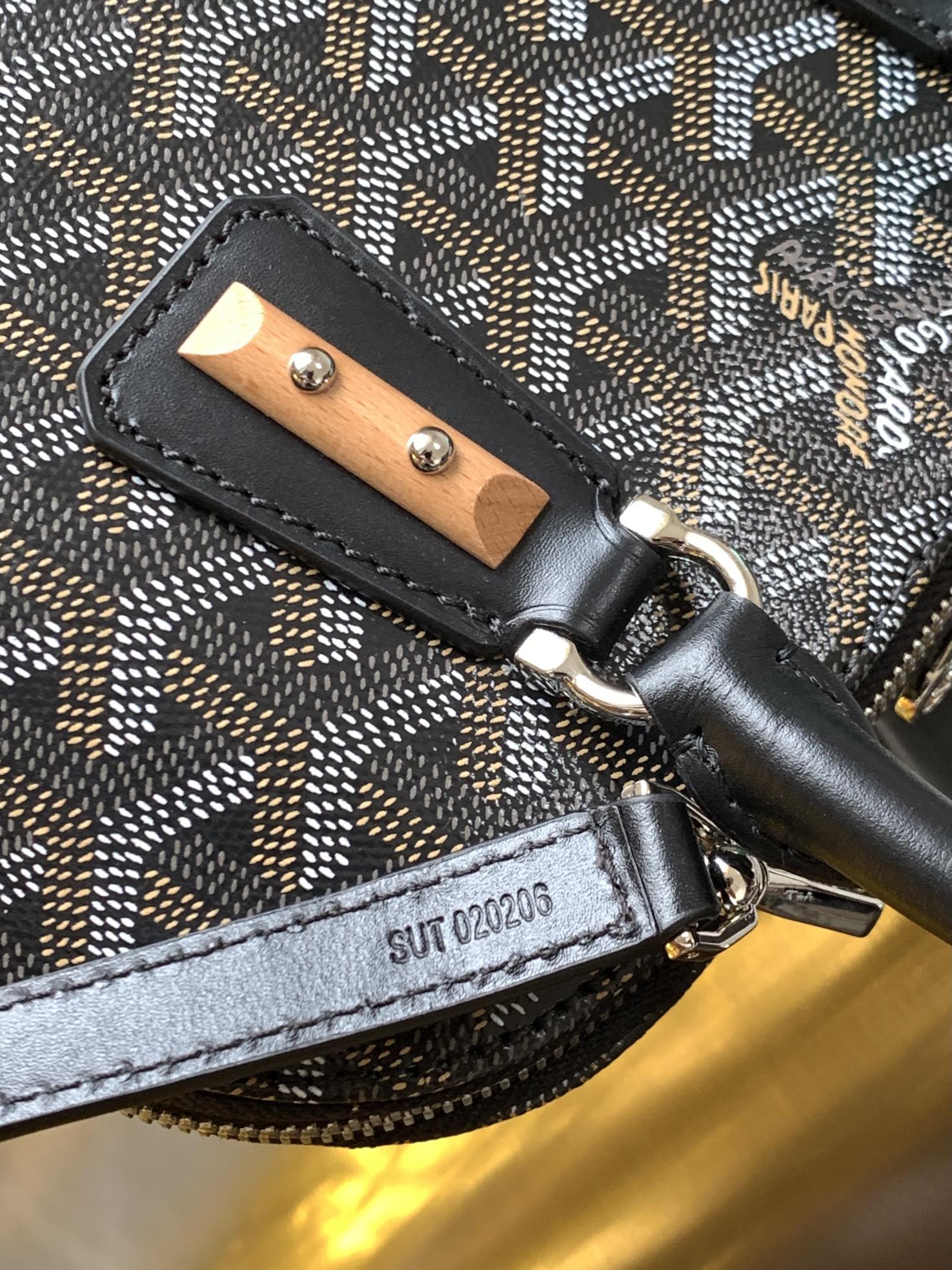 GOYARD Goyardine Mini Vendome Black 1616795 |