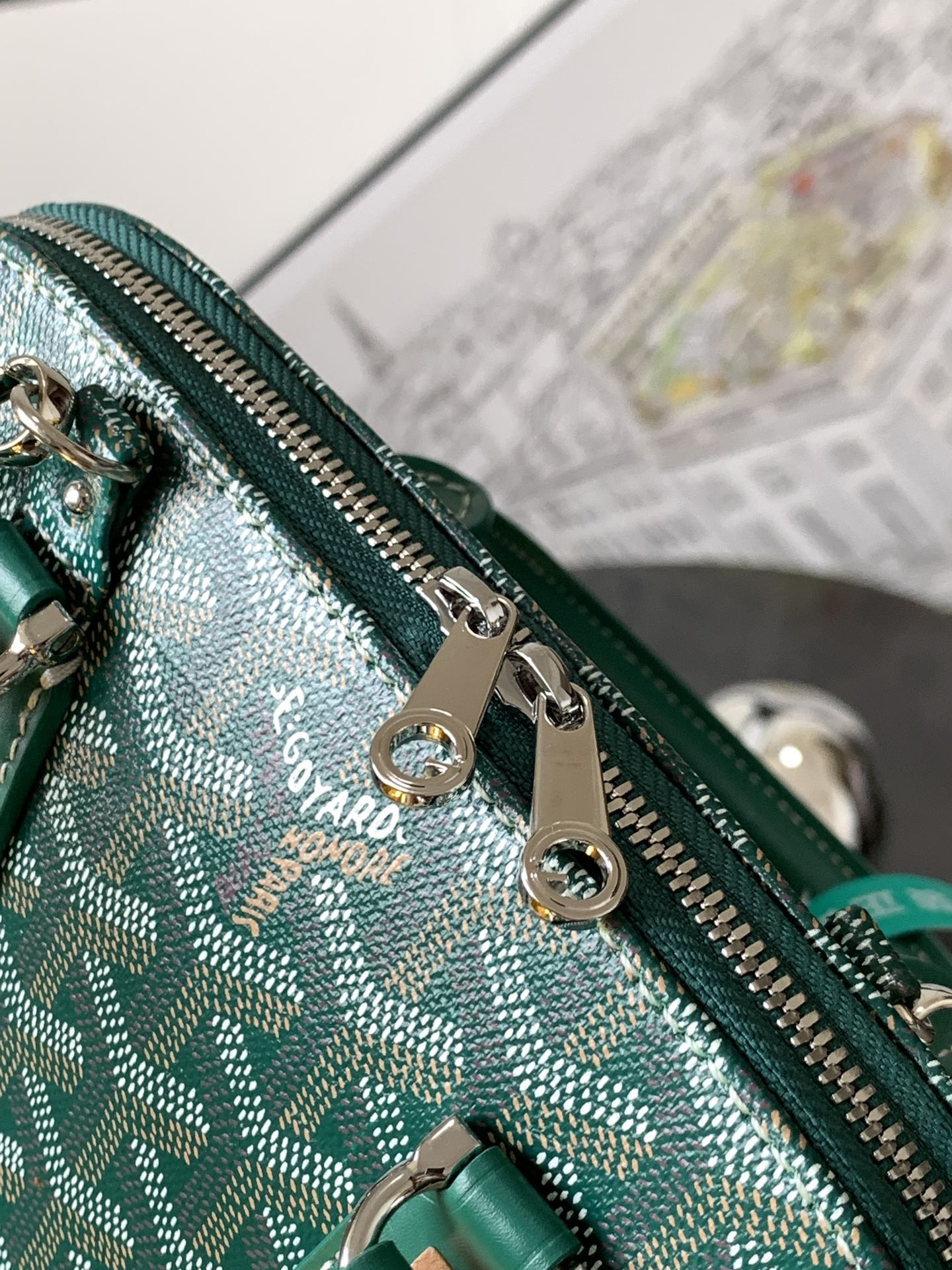 Goyard Women Vendôme Mini Bag-Green VENDO2MINTY