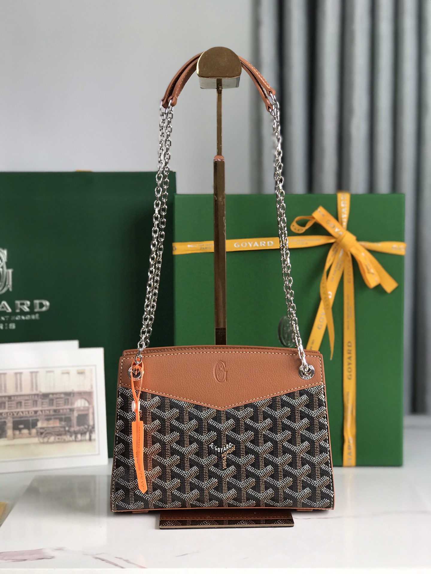 Jual Goyard Rouette Structure Mini Shoulder Bag Black