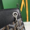 Goyard Black Goyardine Canvas And Chevroches Calfskin