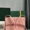 Goyard Belvedere II Messenger Bag Coated Canvas MM pink