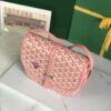 Goyard Belvedere II Messenger Bag Coated Canvas MM pink