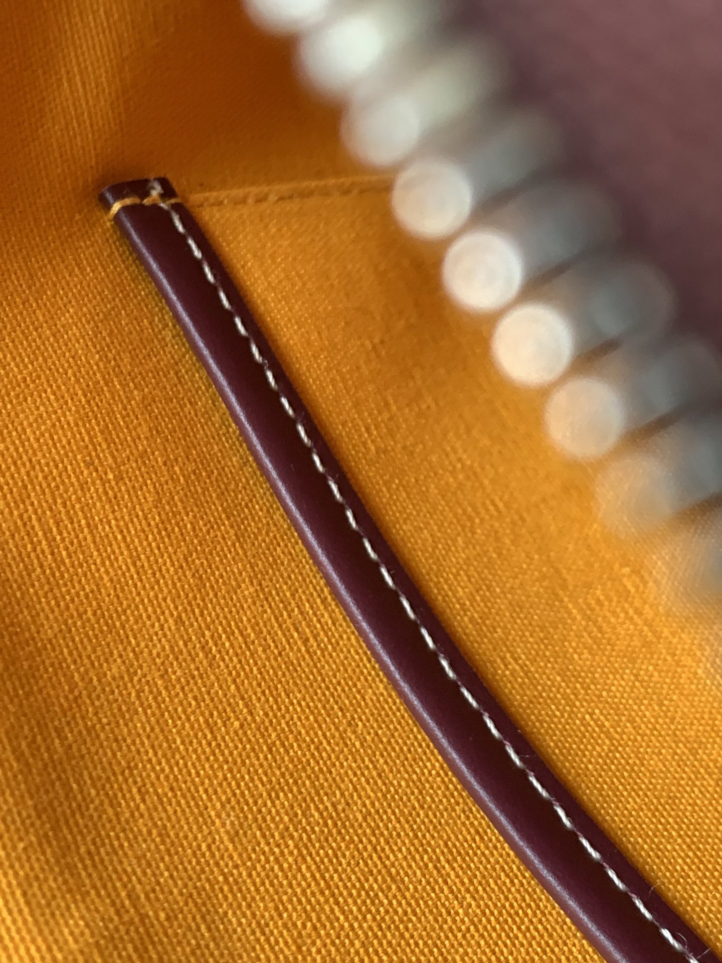 GOYARD Vendome PM Canvas Crossbody Bag Burgundy