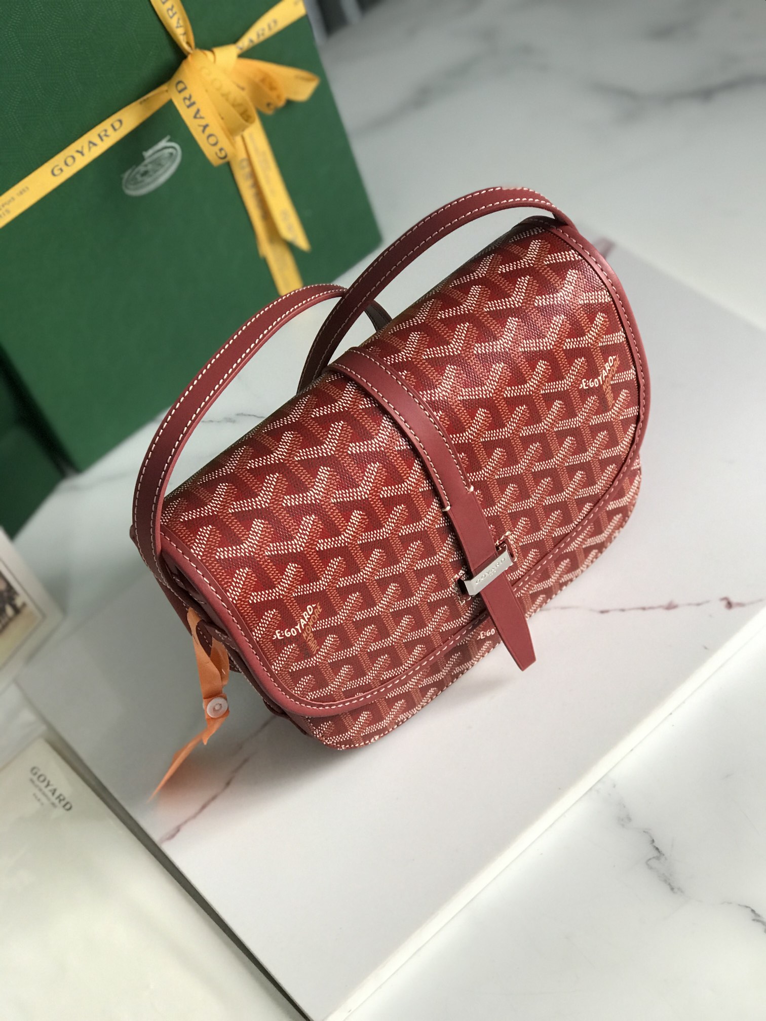 Goyard Belvedere II Messenger Bag Coated Canvas MMred