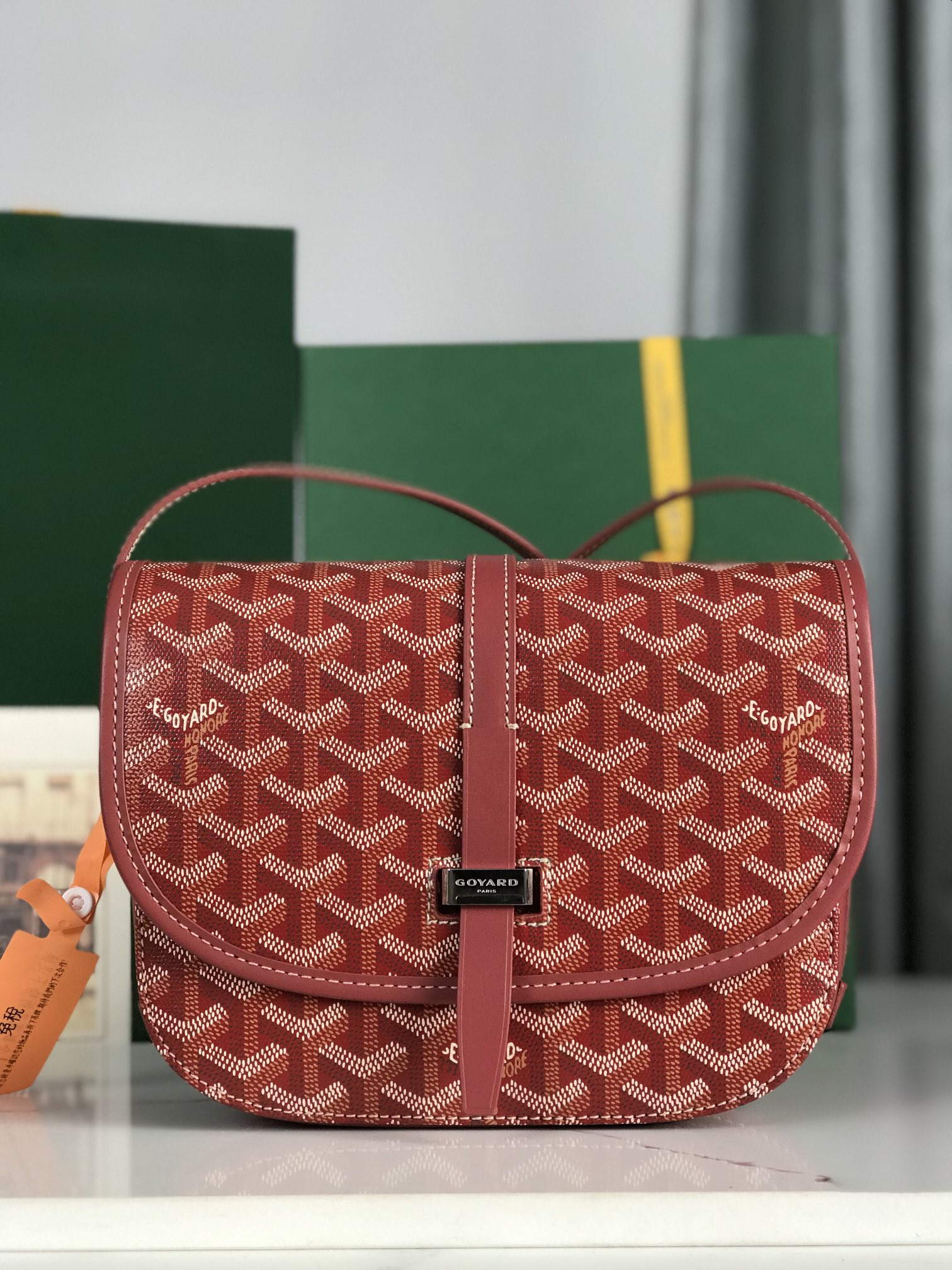 Goyard Belvedere II Messenger Bag Coated Canvas MMred