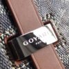 Goyard Belvedere II Messenger Bag Coated Canvas MM Black brown