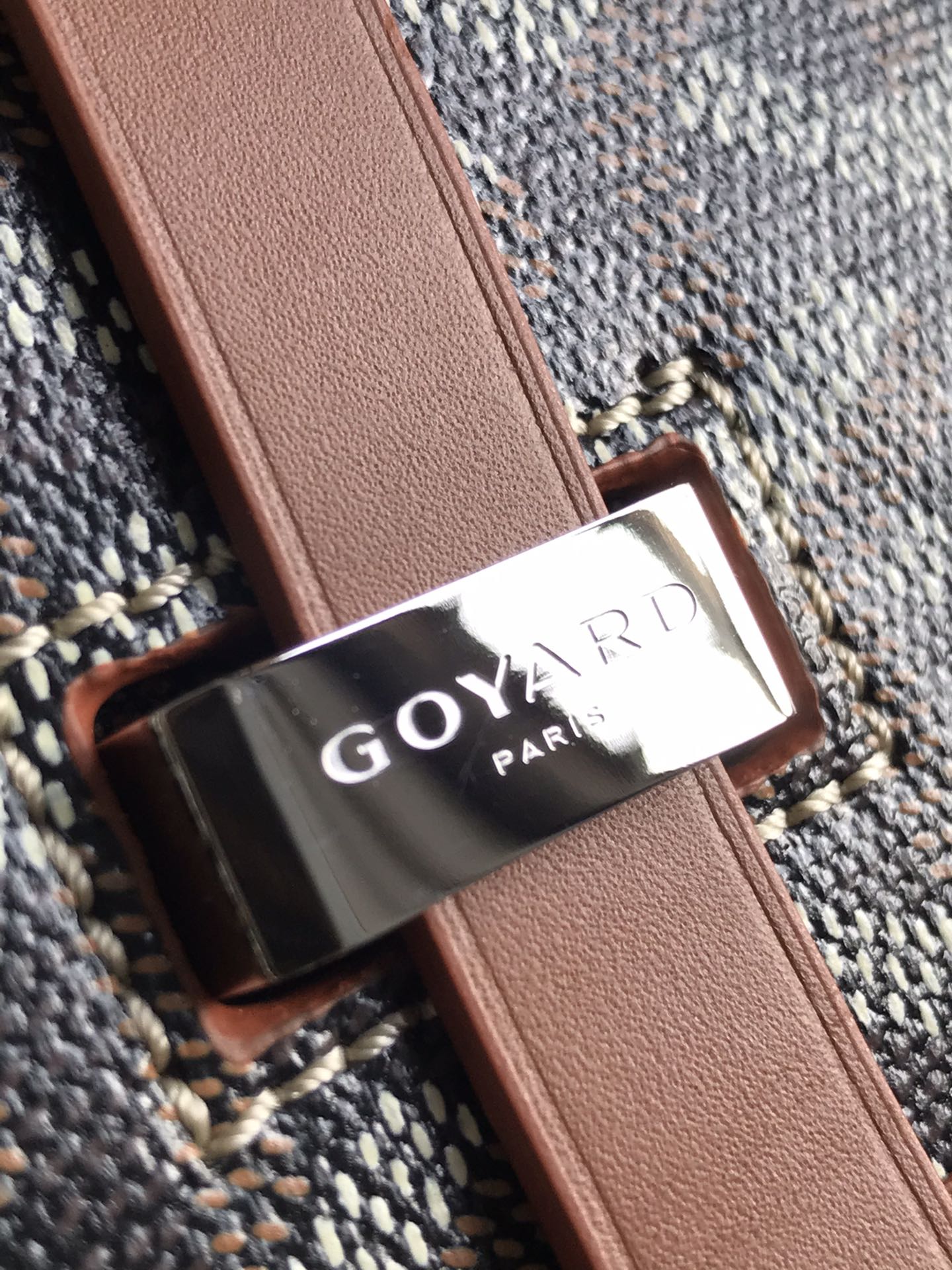 Goyard Belvedere II Messenger Bag Coated Canvas MM Black brown