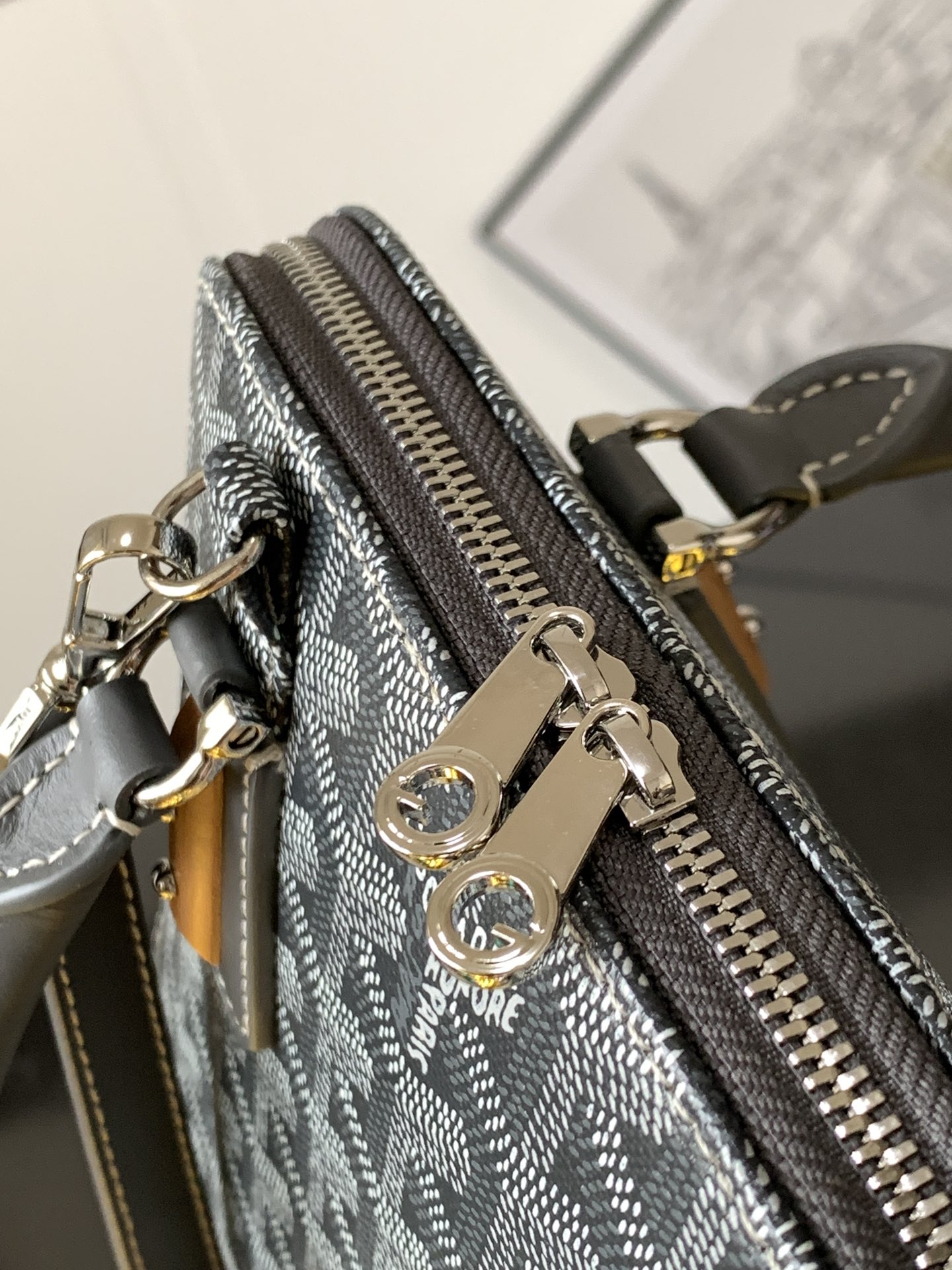 GOYARD Goyardine Mini Vendome Grey 1672266