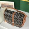 Goyard Belvedere II Messenger Bag Coated Canvas MM Black brown