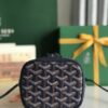 GOYARD Goyardine Petit Flot Mini Bucket Bag Blue navy