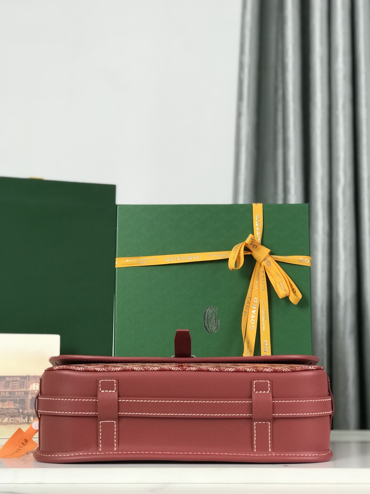 Goyard Belvedere II Messenger Bag Coated Canvas MM red