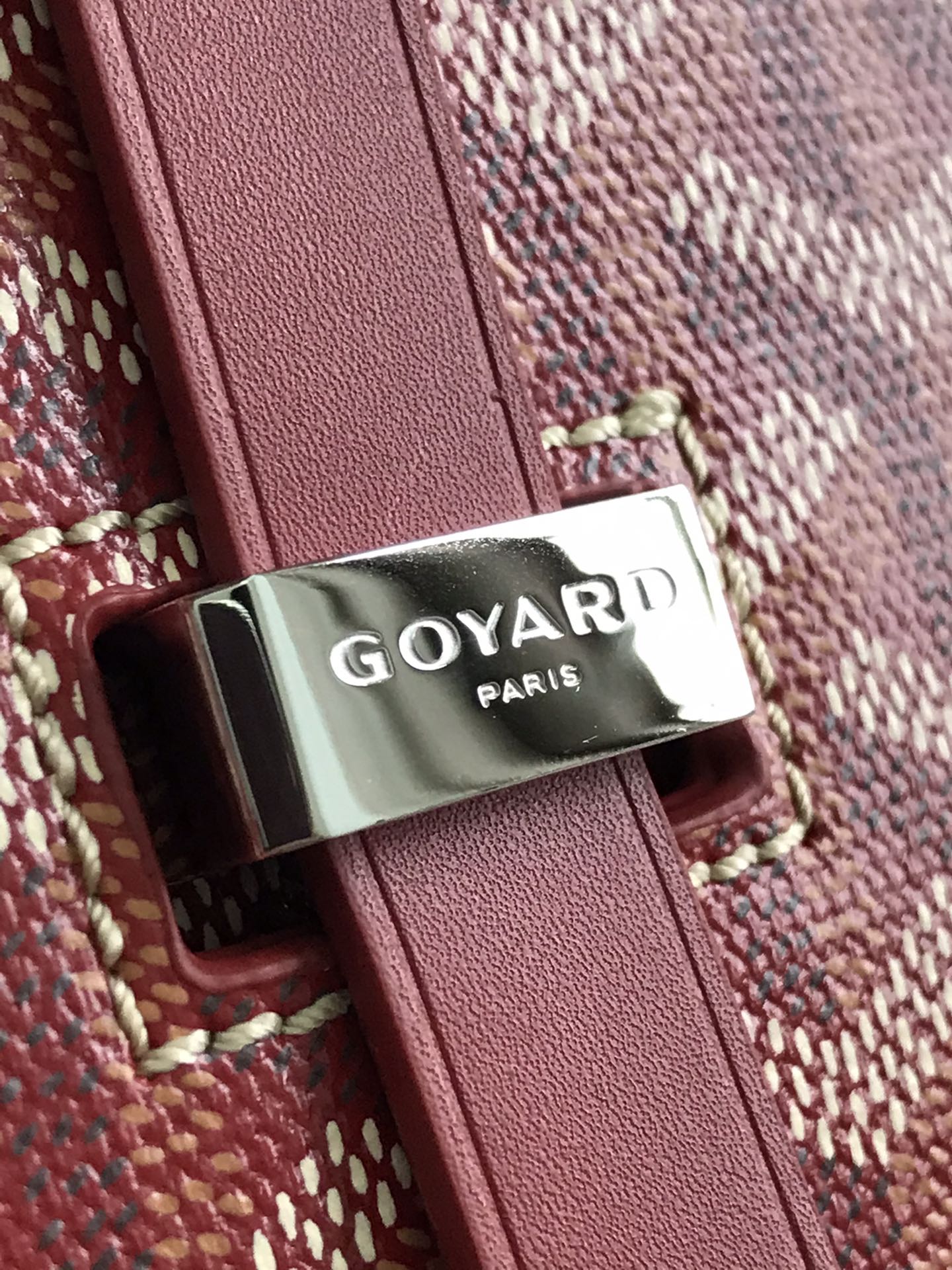 Goyard Belvedere II Messenger Bag Coated Canvas MM red