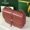 Goyard Belvedere II Messenger Bag Coated Canvas MM red