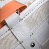GOYARD Goyardine Petit Flot Mini Bucket Bag white