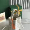 GOYARD Goyardine Petit Flot Mini Bucket Bag white